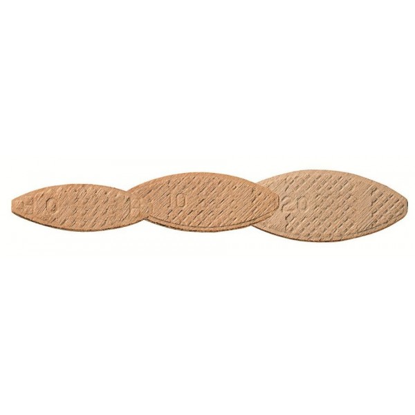 Biscuits are constructed to maximize stronger long grain gluing surfaces