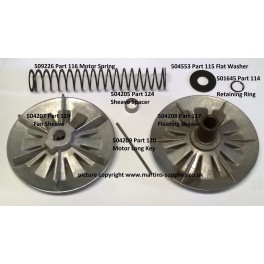 Part 120  Headstock motor Long key