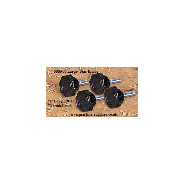 Knobs with threaded studs Pack of 4 Martins Supplies UK Store