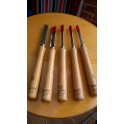 Set of 5 Lathe Chisel by Shopsmith