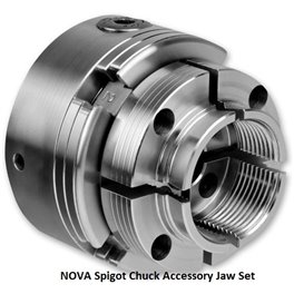 NOVA 35mm (1.37") Spigot Chuck Accessory Jaw Set JS-SP35