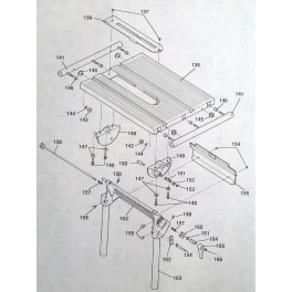 MARK V 510 Table Chrome tube locknut Part 142 or 248 Main & Floating
