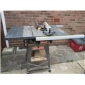 Craftsman 10inch table saw on wheeled stand 120v