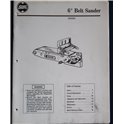 Shopsmith 6" Belt Sander printed manual 