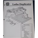 Shopsmith Lathe Duplicator printed manual 
