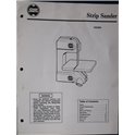 Shopsmith Strip Sander printed manual 