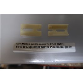 Lathe duplicator Cutter PLACEMENT plate